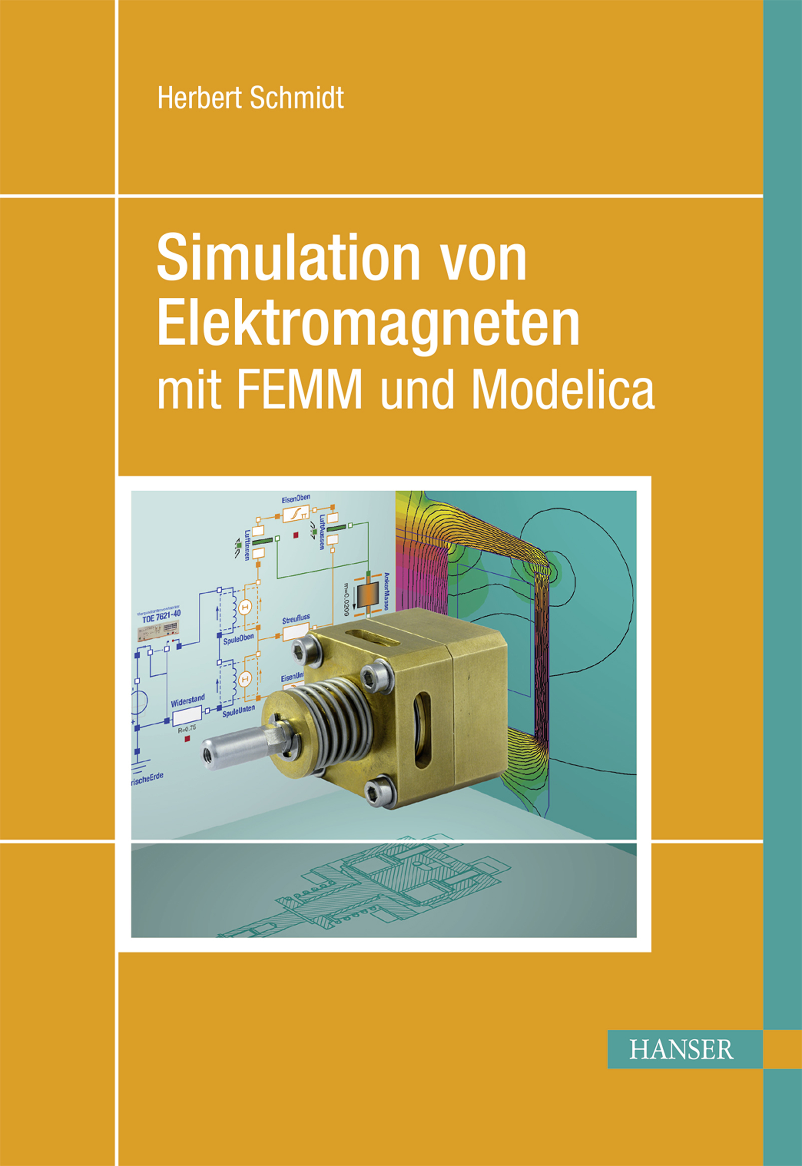 Simulation von Elektromagneten mit FEMM und Modelica